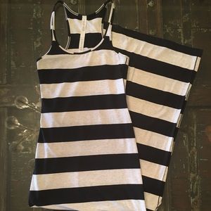 Lululemon Refresh Striped Maxi Dress 6